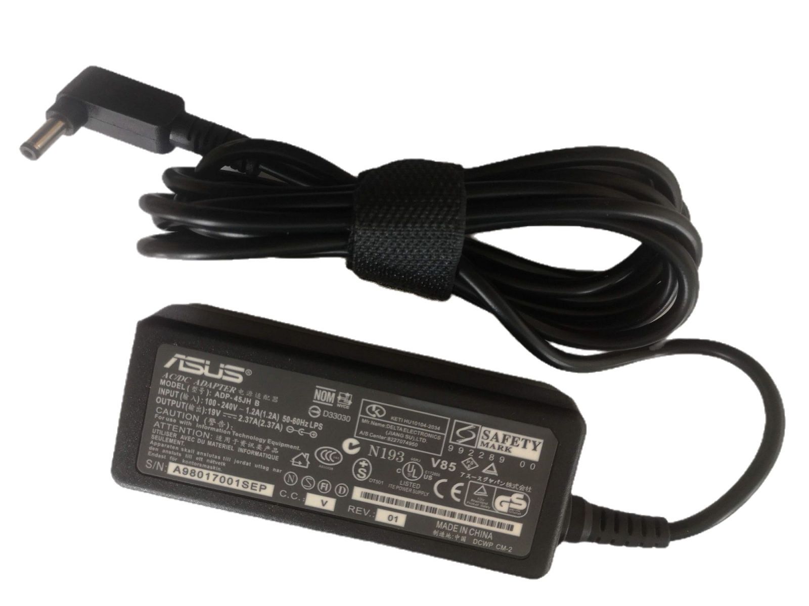 Originální nabíječka adaptér Asus F553MA-SX418B 45W 2,37A 19V 4 x 1,35mm