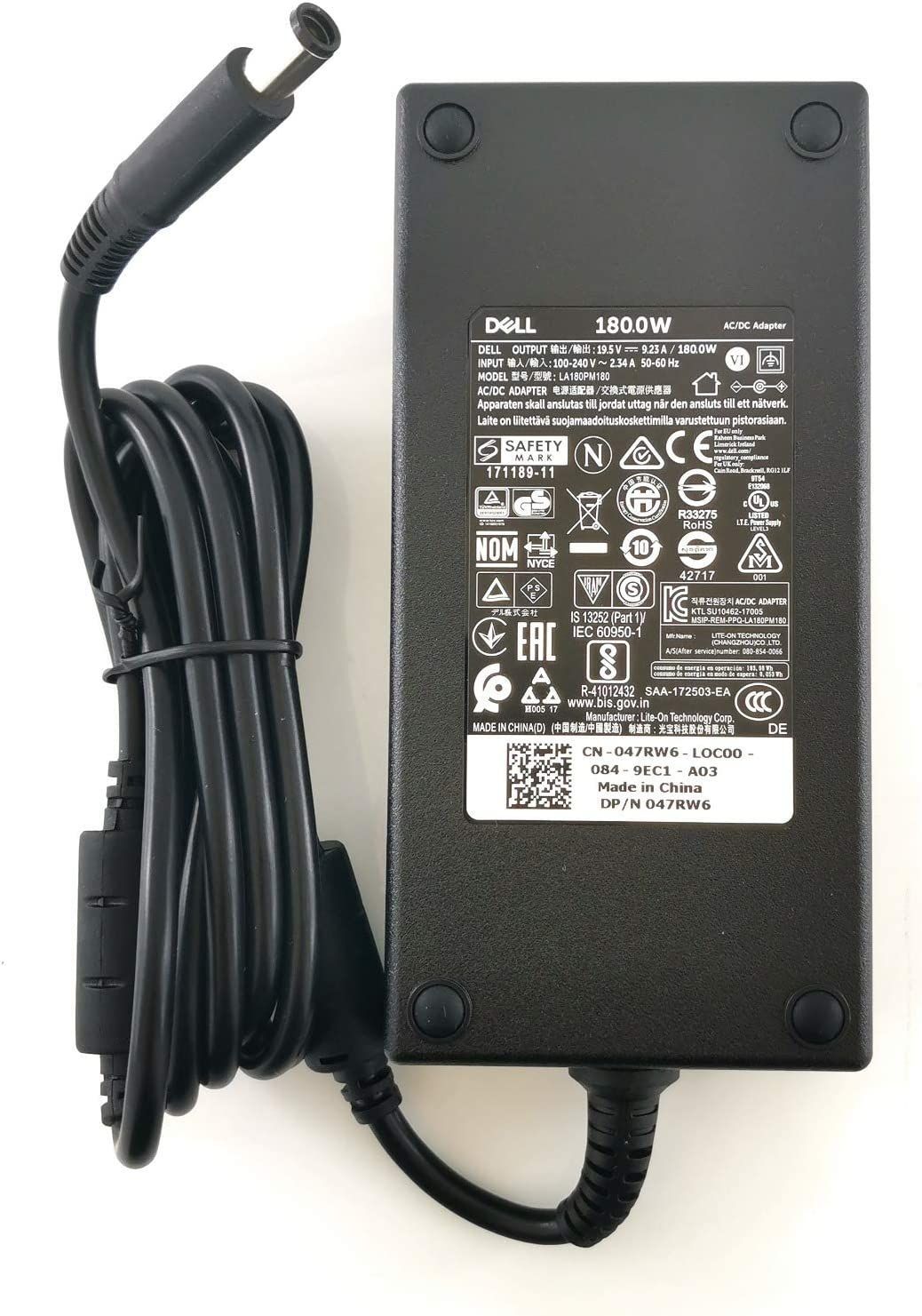 Originální nabíječka adaptér Dell Precision 15 7560 180W 9,23A 19,5V 7,4 x 5mm