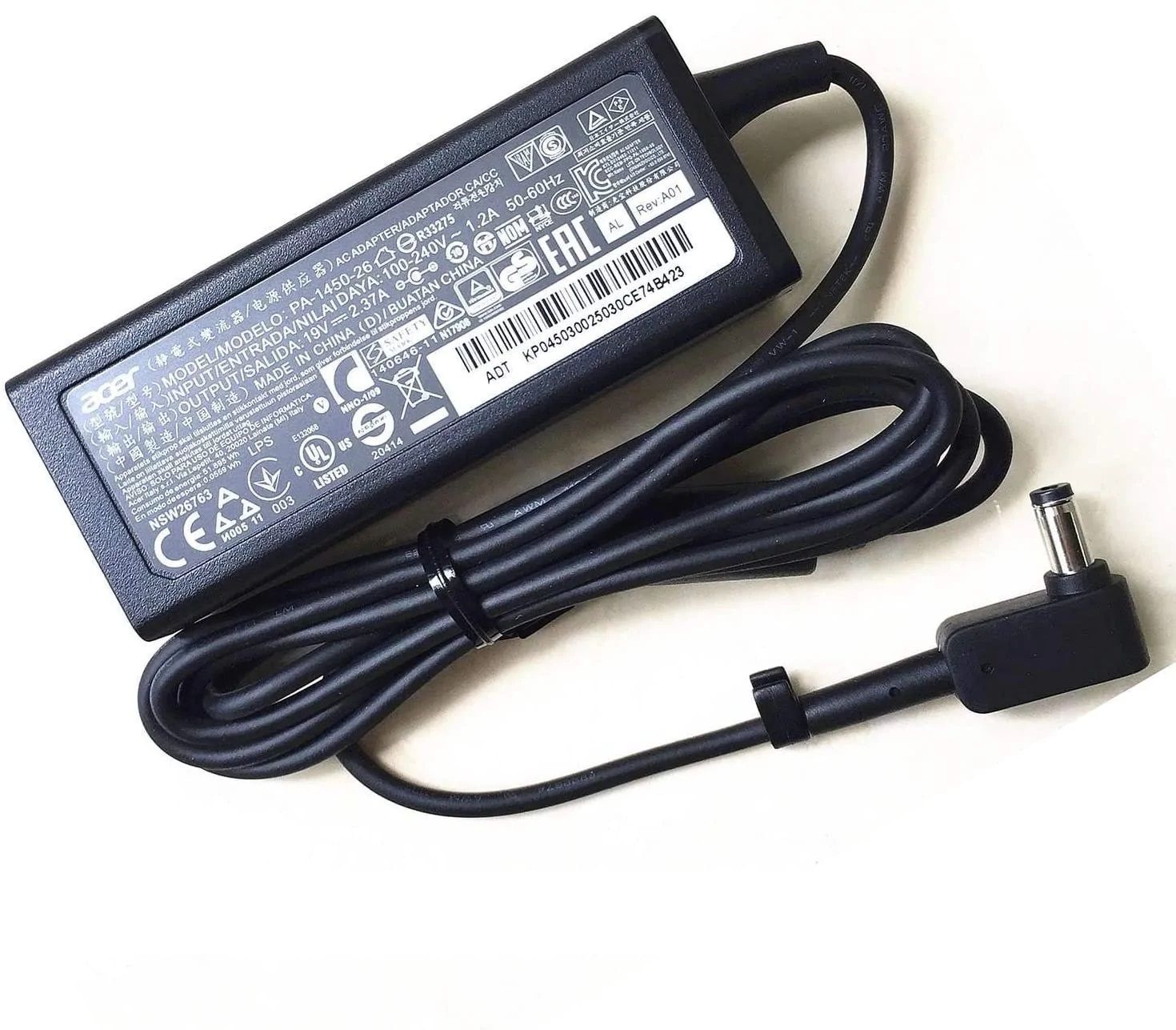 Originální nabíječka adaptér Acer Aspire 3 A315-54 45W 2,37A 19V 5,5 x 1,7mm